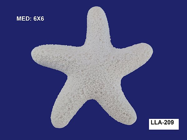 Aplique em Resina Estrela do Mar 6x6 cm - LLA 209