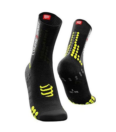 Meia de Compressão Para Bike Compressport V3.0 - Cano médio