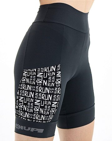 Bermuda de Compressao Feminina HUPI Run Longa