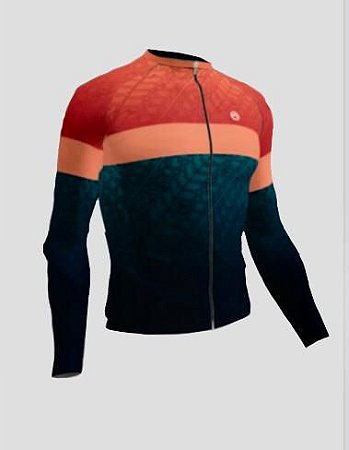 Camisa de Ciclismo Manga Longa Barbedo Esmeralda