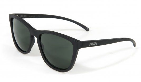 Óculos de Sol Hupi Paso - Preto Fosco Lente Verde