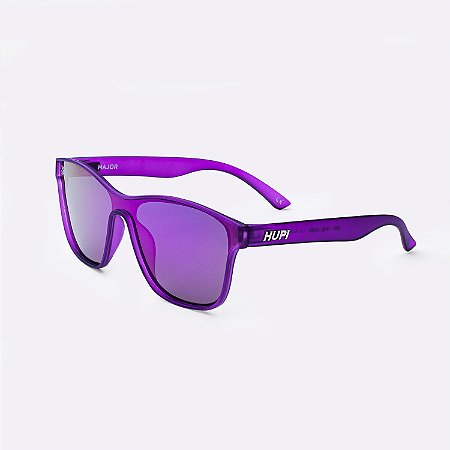 Óculos de Sol Hupi Major Roxo - Lente Roxo Espelhado