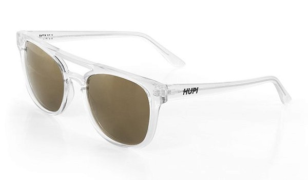 Óculos de Sol Hupi Bondi Cristal - Lente Dourada