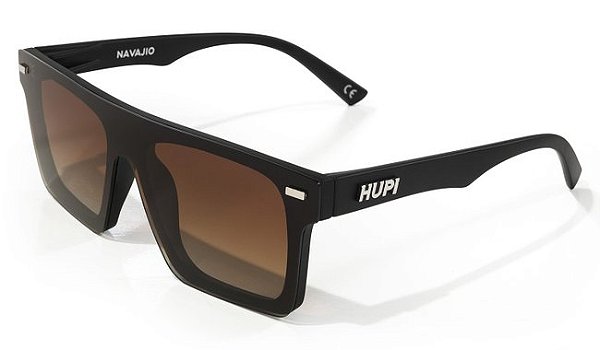 Óculos de Sol Hupi Navajio Preto - Lente Marrom