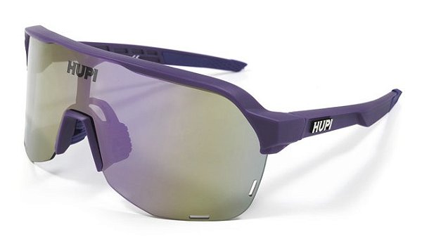 Óculos de Sol Hupi Huez Roxo - Lente Roxa Espelhada.