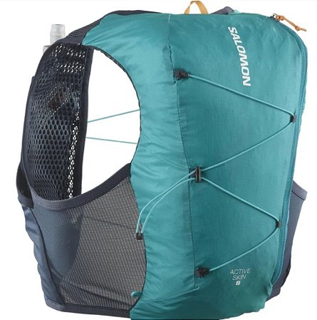 Mochila de Hidratação Salomon Active Skin 8 - Azul Claro