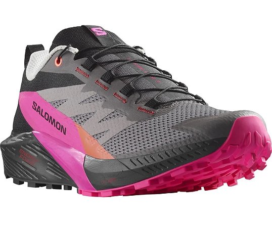 Tênis Salomon Sense Ride 5 Masculino - Rosa/Preto