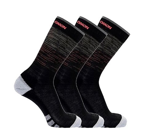 Meias Salomon Predict Crew Tripack - Três Pares Feminina