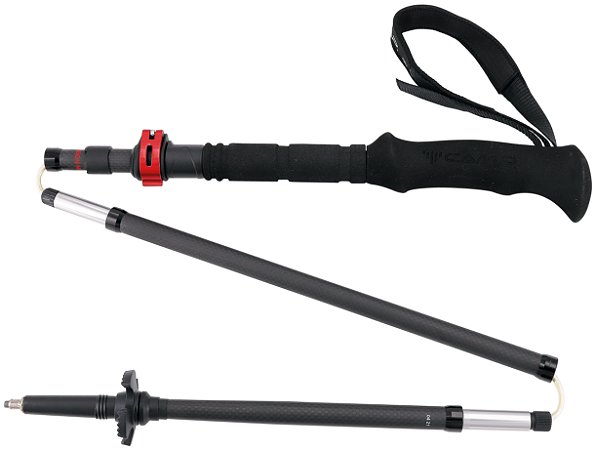 Bastões de Caminhada Camp Carbon Mix - Par - Dobrável ajustável 110-130cm