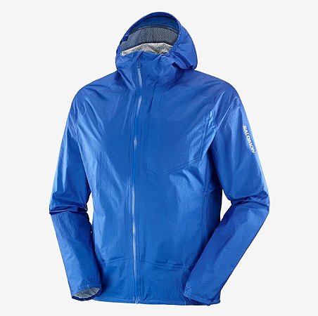Jaqueta impermeável Salomon Bonatti Masculina - Azul PROMOÇÃO!