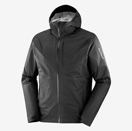 Jaqueta impermeável Salomon Bonatti ll Masculina - Preta