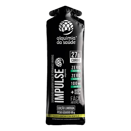 Gel de Carboidratos Alquimia da Saúde Impulse 27g de Carbo - Unidade