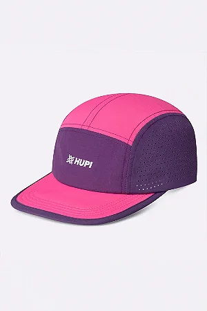 Boné Hupi Five Panel Supreme Air - Rosa/Roxo