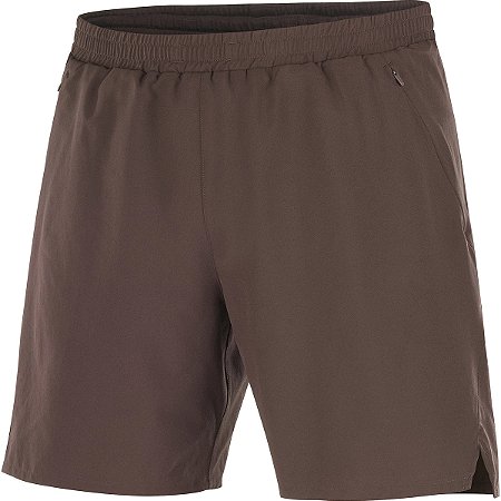Short Salomon SHAKEout Core 7" 2 em 1 - Masculino com lycra interna