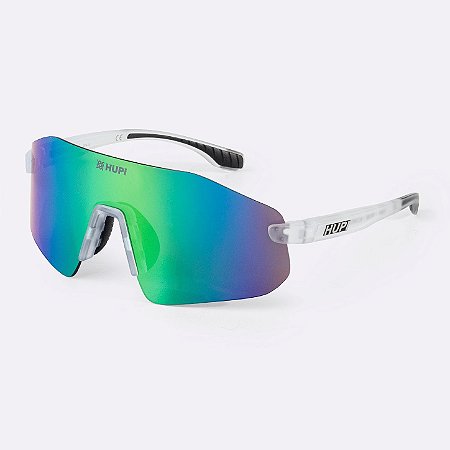 Óculos de Sol Hupi Champs Cristal Lente Verde Espelhado