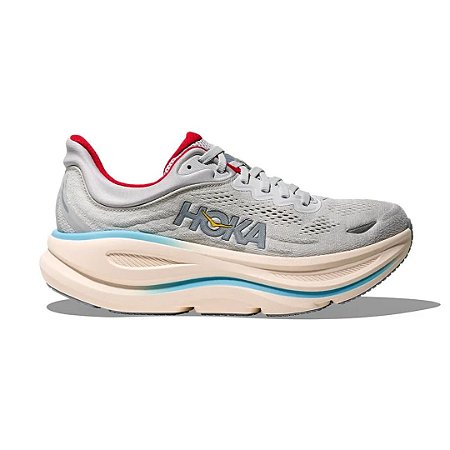 Tênis Hoka Bondi 9 - Feminino Cinza Claro