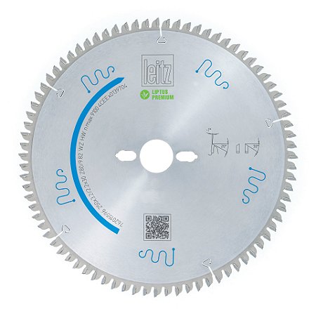 Disco de Serra Circular Leitz Liptus Premium WZ (E/D) 30 graus 250mm