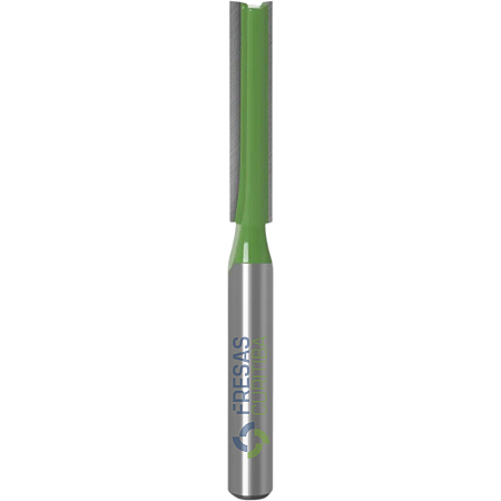 Fresa 2 cortes retos para tupia haste 6mm