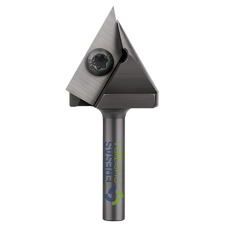 Fresa V-Bit 60° com pastilha