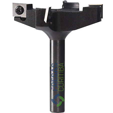 Fresa desbaste com 4 pastilhas haste 12mm diâmetro 60mm