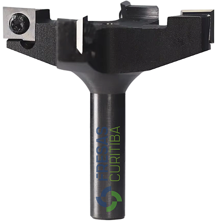 Fresa desbaste com 4 pastilhas haste 12mm diâmetro 60mm