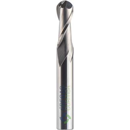 Fresa Ball Nose diâmetro 6mm Metal Duro