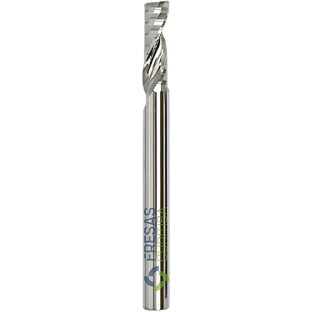 Fresa 1 corte helicoidal com haste e corte de 6mm metal duro