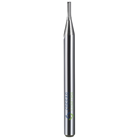 Fresa 2 cortes retos com haste de 3.175mm e corte 1 - 2mm