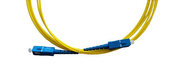 CORDÃO ÓPTICO SIMPLEX SC UPC x SC UPC 2.0MM x 1,5M MONOMODO