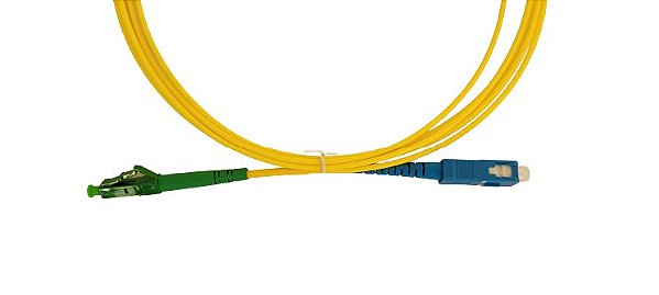 CORDÃO ÓPTICO SIMPLEX SC UPC x LC APC 2.0MM x 1,5M MONOMODO