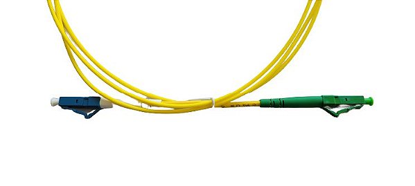 Cordão Óptico Simplex LC UPC x LC APC 2.0MM x 1,5M Monomodo