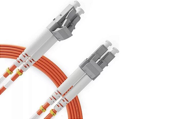 Cordão Óptico Duplex Multimodo LC UPC x LC UPC 3 METROS OM2