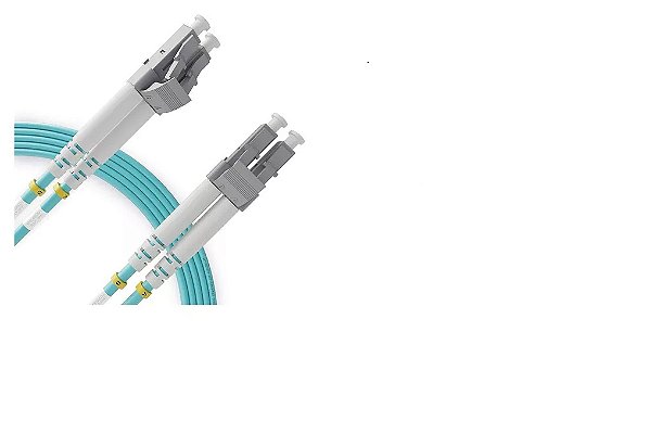 Cordão Óptico Duplex 5M LC/UPC-LC/UPC Multimodo 50/125, OM3