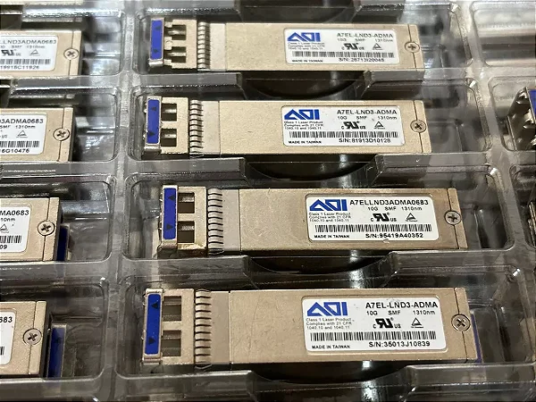 LOTE DE 10 MODULOS MONOMODO DUPLEX 10G LC 10KM DDM