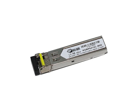 SFP 1.25G BIDI WDM MONOMODO TX1550NM RX1490NM 80KM LC DDM