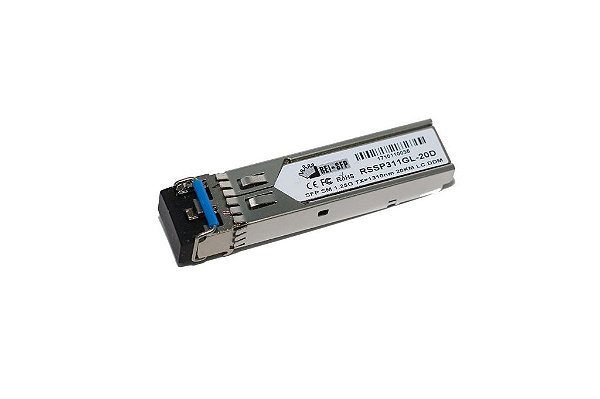 SFP 1.25G DUPLEX MONOMODO TX/RX1310NM  10/20KM LC DDM LX/LH
