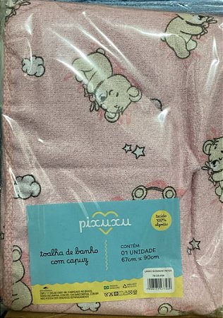 TOALHA PIXUXU COM CAPUZ