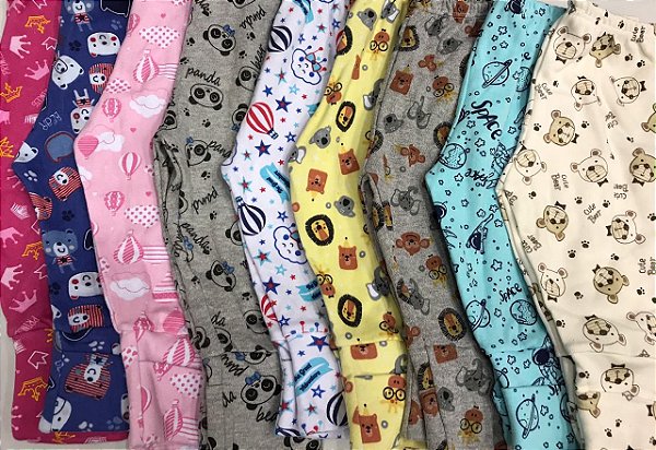 CULOTE ESTAMPADO PACOTE COM 3 UNIDADES