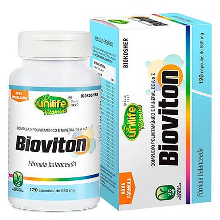 Bioviton - Complexo polivitamínico com 120 cápsulas de 560mg cada – Unilife Vitamins