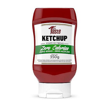 Ketchup Zero Calorias, Zero Sódio e Zero Açúcar 350g – Mrs. Taste