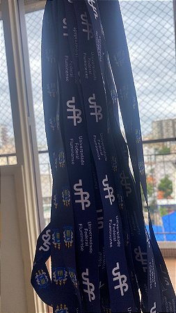 Cordão UFF para crachá/cartão