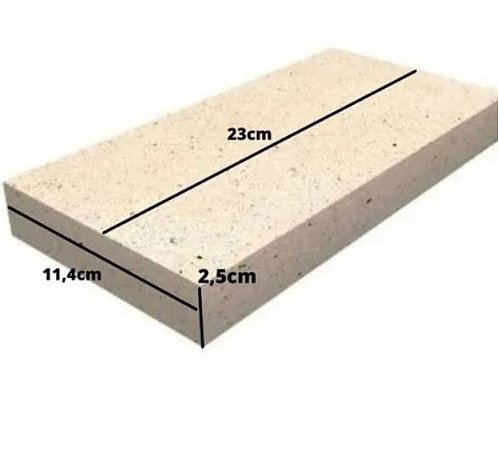 Placa refratária 25mm