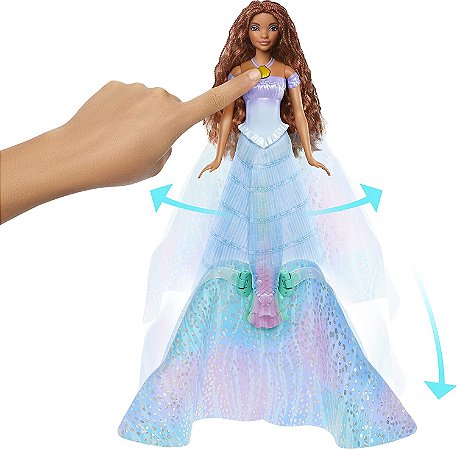 Boneca Disney Pequena Sereia Jovem Ariel Sem Roupa 17 de Altura Limpa