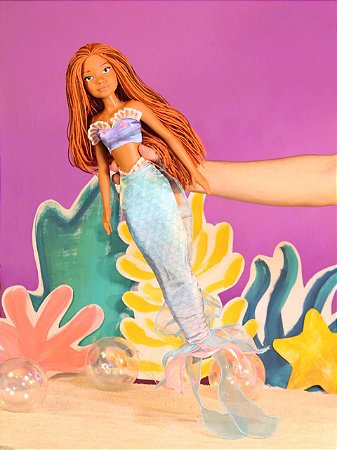 Boneca - Disney - Princesas - A Pequena Sereia - Ariel - Novabrink