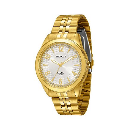 Relógio Feminino Seculus Long Life - 28513LPSVDA1 - Revendedor Rommanel -  Viana Maria