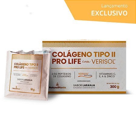 Colágeno tipo 2 pro Life com Verisol® da NaturalMania