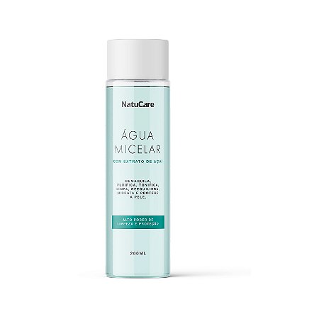 Água Micelar Com Extrato De Açaí 200ml - Natucare