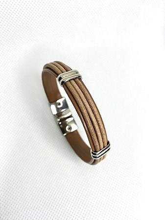 Pulseira Caramelo Prata
