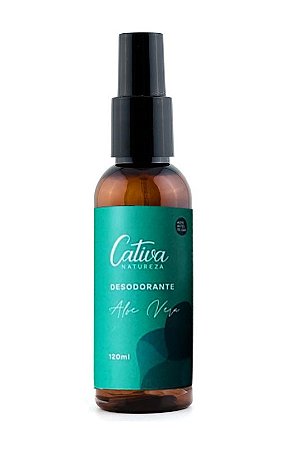 Desodorante Spray Natural Aloe Vera 120ml |Cativa Natureza