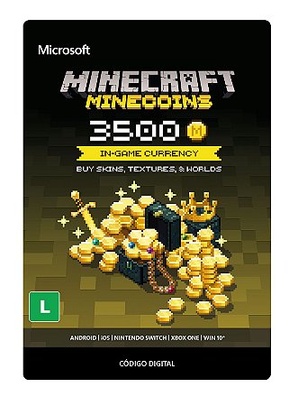 Minecoins 3500 Coins - Produto Oficial